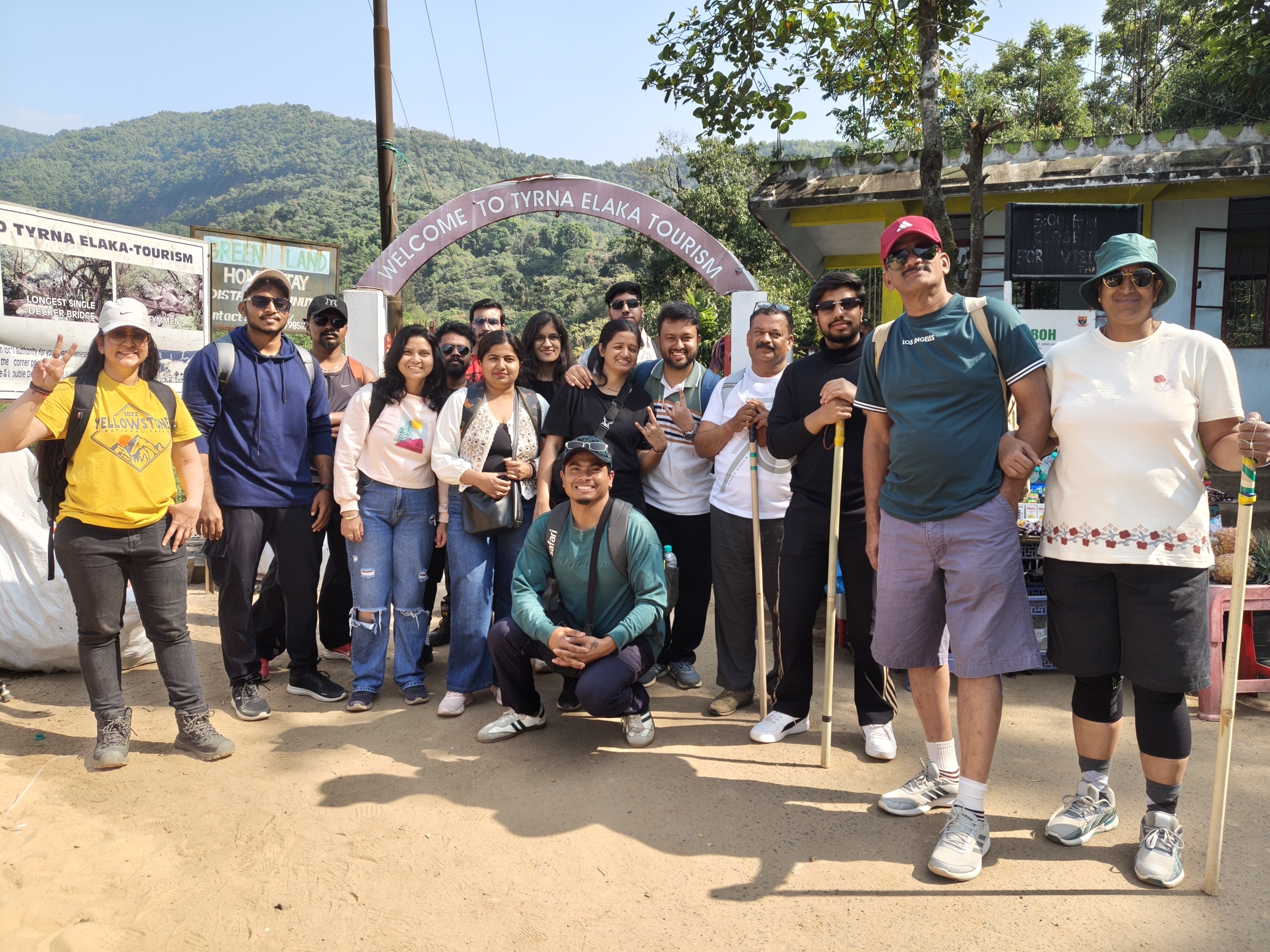 Day 7: Double Decker Living Root Bridge Trek → Mawsmai Cave → Cherrapunji